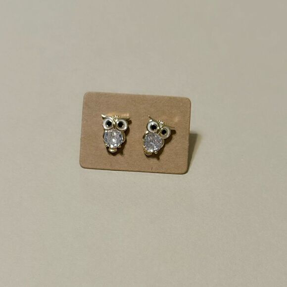 Owl earrings N835 - Picture 2 of 5